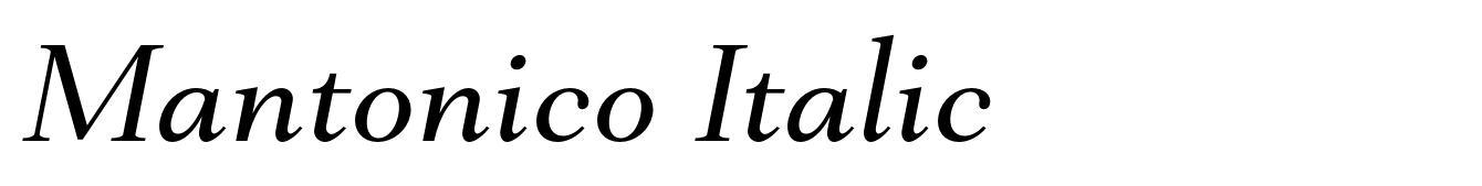 Mantonico Italic